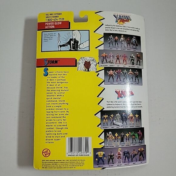 1993 ToyBiz Marvel The Uncanny X-Men STORM - Action Figure - MINT ON CARD - Picture 6 of 7